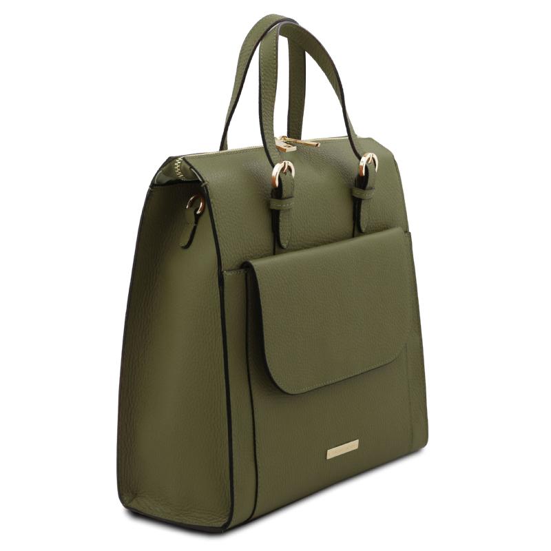 Gynaikeia-tsanta-omou-platis-dermatini-TL142211-forestgreen-side