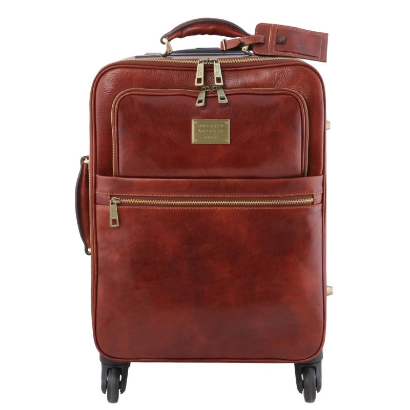 Valitsaki-trolley-me-rodakia-dermatino-TL141911-brown
