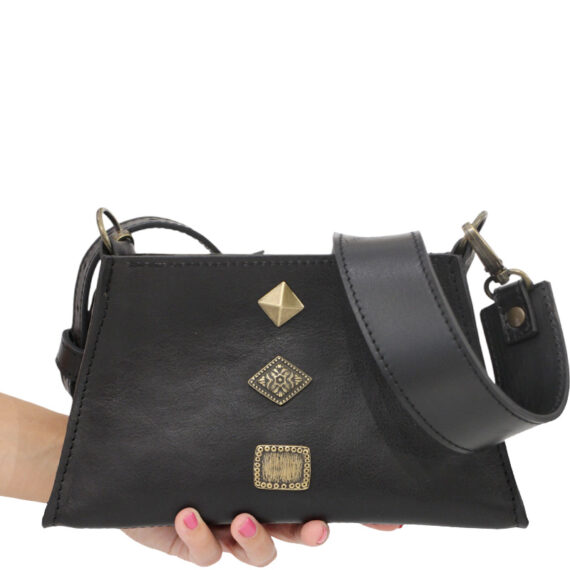 Δερμάτινη Χειροποίητη Τσάντα Ώμου / Χιαστί Philipposleather