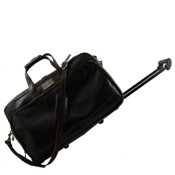 Σετ Ταξιδίου Δερμάτινο Με Ροδάκια (Trolley) Bora Bora TL3072