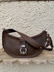 Δερμάτινη  Χειροποίητη Τσάντα Ώμου / Χιαστί Philipposleather