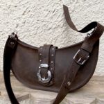 Δερμάτινη  Χειροποίητη Τσάντα Ώμου / Χιαστί Philipposleather