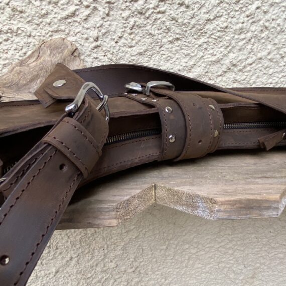 Δερμάτινη  Χειροποίητη Τσάντα Ώμου / Χιαστί Philipposleather