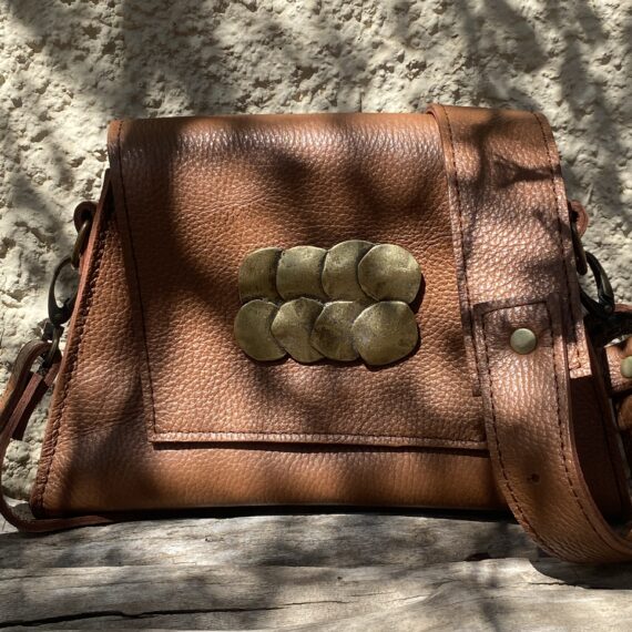 Δερμάτινη Χειροποίητη Τσάντα Ώμου / Χιαστί Philipposleather