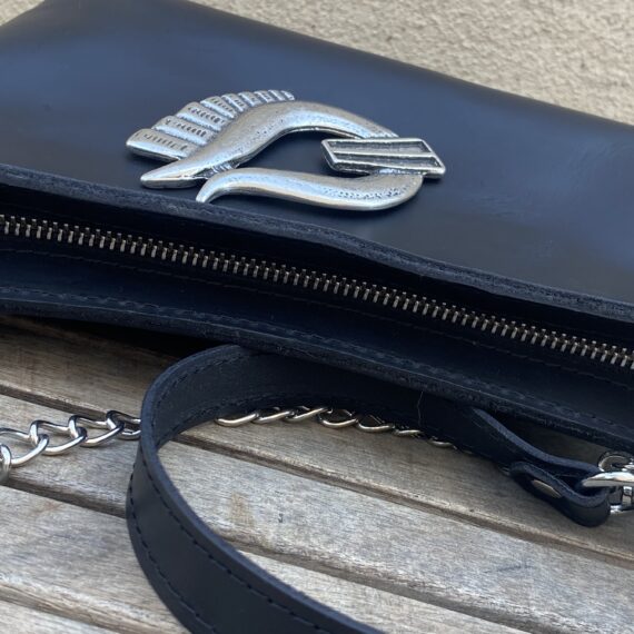 Δερμάτινη Χειροποίητη Τσάντα Ώμου / Χιαστί Philipposleather