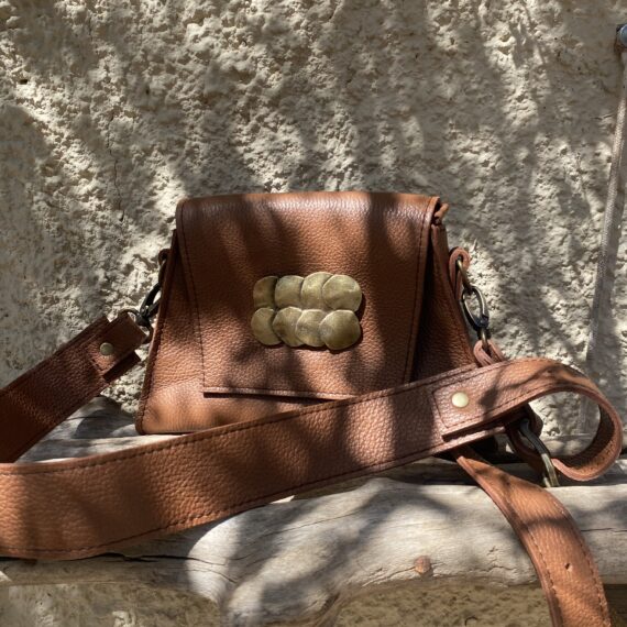 Δερμάτινη Χειροποίητη Τσάντα Ώμου / Χιαστί Philipposleather